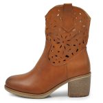 Stivali Stivaletti da Donna Camperos Tacco Texano Primaverili Traforati 6658 6658 camel / 36
