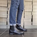 StivalettI Chelsea Boots Uomo con Zip "JOHN" Pelle Nero