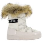 Globo E Commerce Calzature, Abbigliamento, Sport, Intimo, Accessori ZOE Doposci da donna beige con pelliccia all'interno