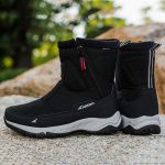Doposci da Uomo Impermeabili,Casuale Foderato in Pelliccia Scarpe da Ginnastica Invernali da Uomo,Comodo Anti Scivolo Tempo Freddo Caldi Stivali da Lavoro Invernali (Color : White, Size : 39 EU) : Amazon.it: Moda
