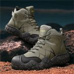 ITRHJTGP Doposci Uomo Stivali da esterno in pelle calda, scarpe da arrampicata impermeabili e antiscivolo, stivaletti da uomo(Black,39) : Amazon.it: Moda