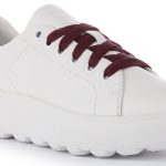 Geox Spherica EC4.1 Scarpe da ginnastica allacciate in pelle sintetica da donna in bianco