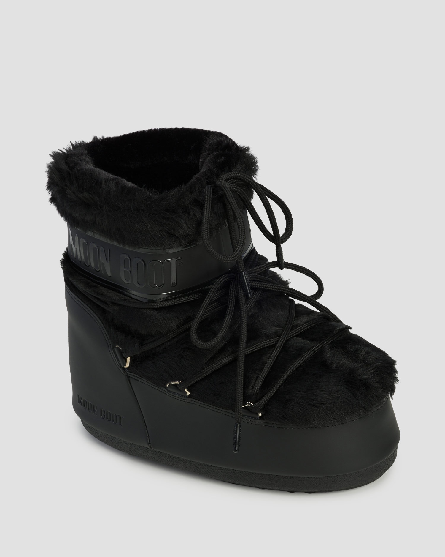 moon-boot-donna-284lci.jpg Stivali da neve neri da donna Moon Boot Icon Low Faux Fur 80D1409390 n001 - immagine 1