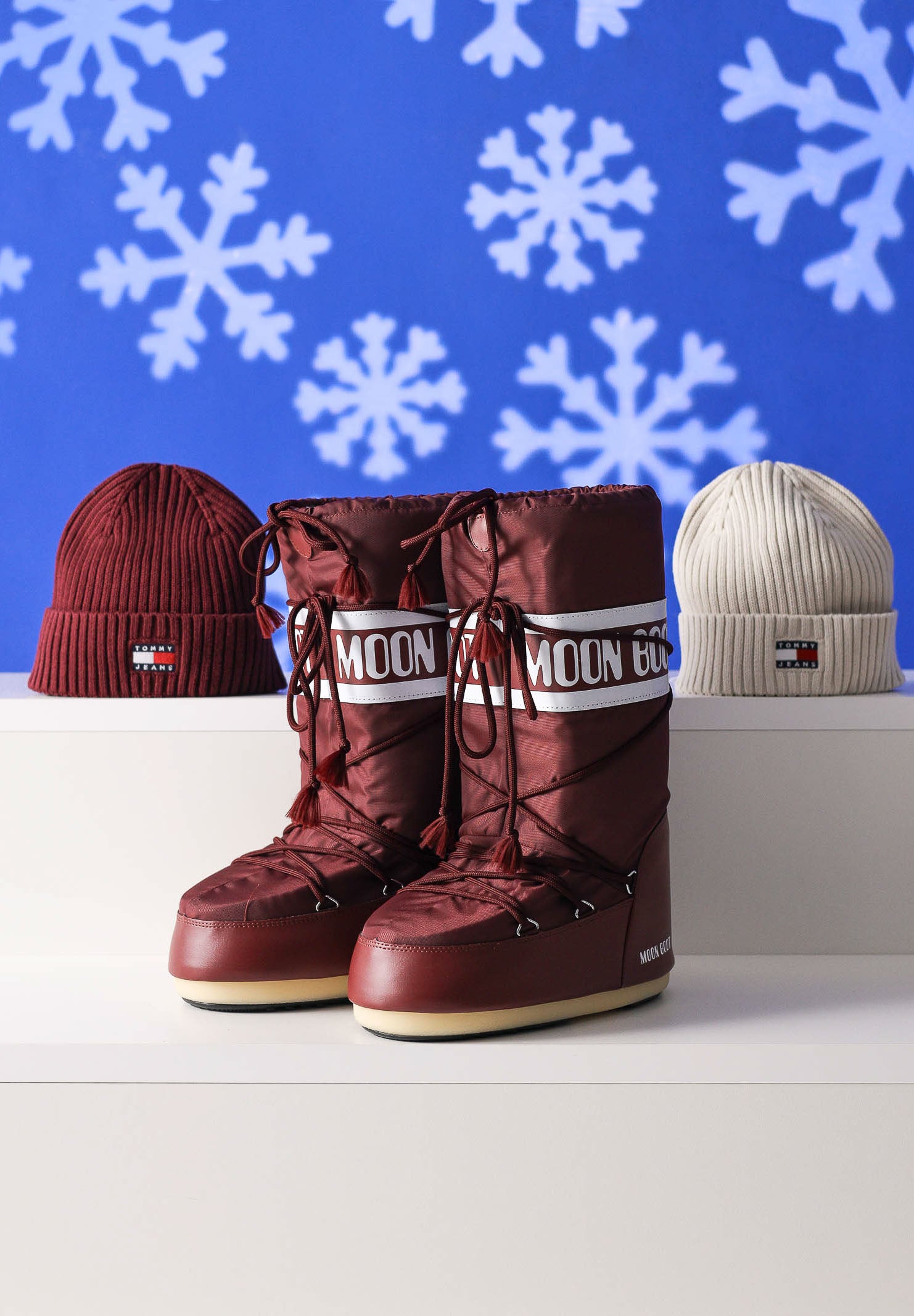moon-boot-uomo-399ohz.jpg MOON BOOT Stivali da neve ICON bordeaux per uomo e donna 35/38 - immagine 1
