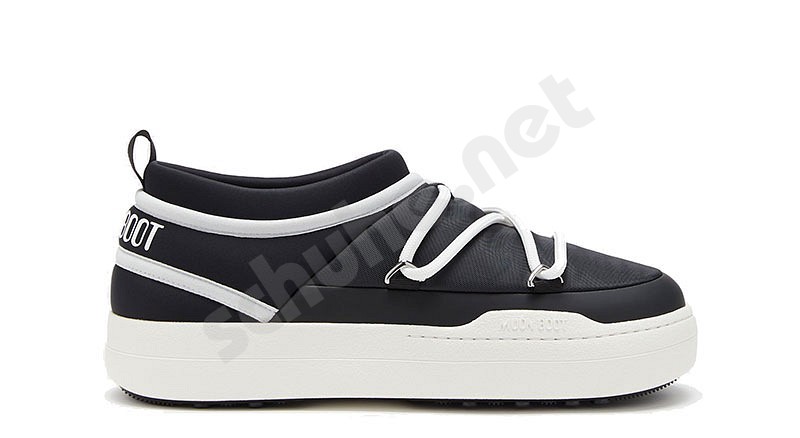 moon-boot-uomo-538rkk.jpg Moon Boot Park Sneaker Icon Nero Bianco - immagine 1