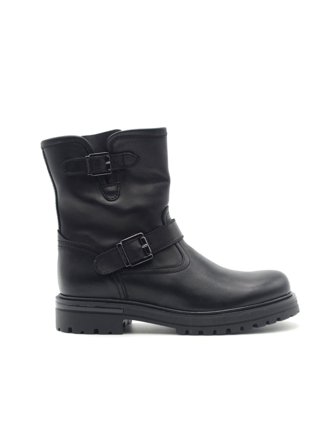 nero-giardini-stivali-564omn.jpg Nero Giardini stivaletto biker Made in Italy ragazza in pelle - immagine 1