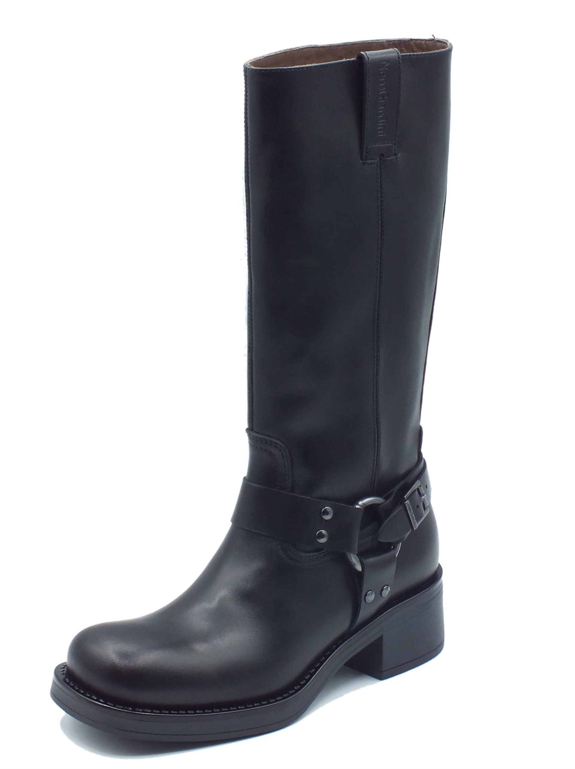 nero-giardini-stivali-727fep.jpg Nero Giardini I309221D Guanto Nero StivalI per Donna in pelle con lampo - immagine 1