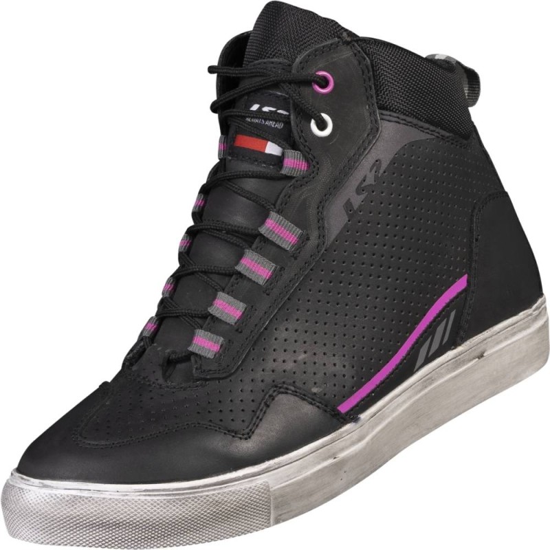 scarpe-moto-donna-356cdv.jpg Scarpe Moto Donna Ls2 Zoe Nero Rosa - immagine 1