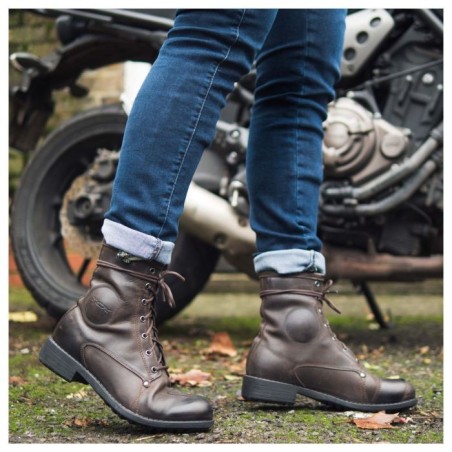 scarpe-moto-donna-512wqj.jpg Scarpe da moto da donna TCX Lady Blend Waterproof marrone - immagine 1