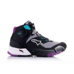 Scarpe moto donna Alpinestars CR X Woman Drystar Plum Teal