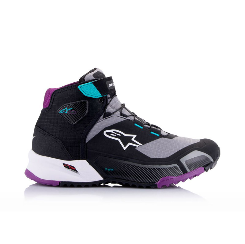 scarpe-moto-donna-620doo.jpg Scarpe moto donna Alpinestars CR X Woman Drystar Plum Teal - immagine 1