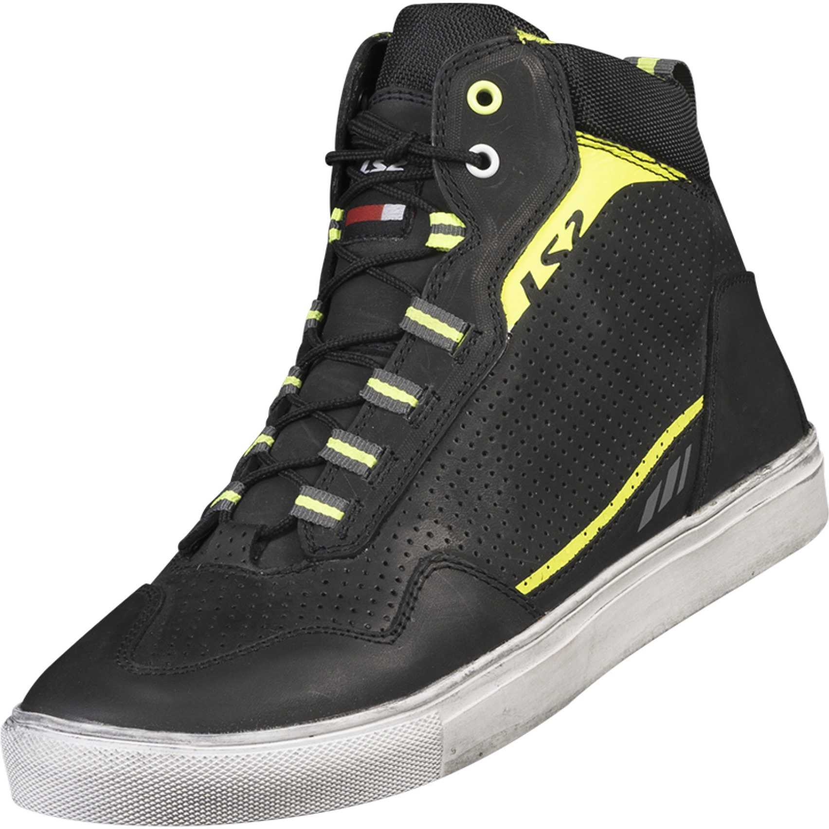 scarpe-moto-uomo-366ukz.jpg Scarpe Moto da Uomo LS2 ZOE Yellow Morelli Moto - immagine 1