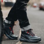 IRON JIA'S Scarpe Moto Uomo Impermeabili Stivali Moto Normativa CE | Antiscivolo Stivali Equitazione Moto Casual Strada Traspiranti con Custodia : Amazon.it: Auto e Moto