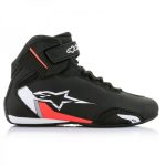 Alpinestars scarpa uomo sektor 1231 black white red fluo | MG MotoStore