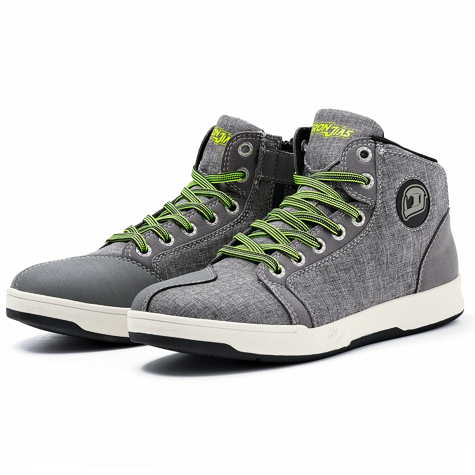 scarpe-moto-uomo-692wwc.jpg IRON JIAS Scarpe da Moto Uomo, Antiscivolo | Traspiranti Sneakers Sport Stivali da Moto Casuale - immagine 1