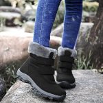 Scarpe da donna alla caviglia da donna stivali da neve stivali da esterno stivaletti invernali corti caldi stivali da neve impermeabili stivali da neve, Nero , 39 EU : Amazon.it: Moda