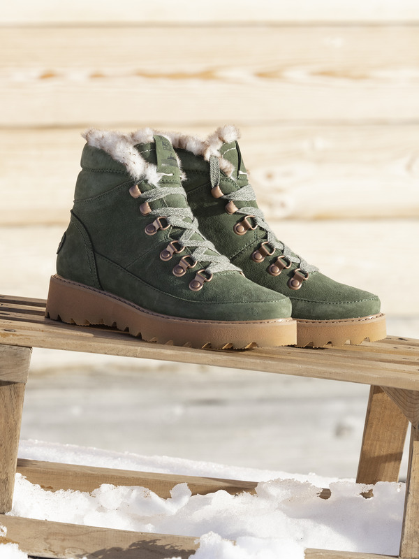scarponcini-donna-invernali-923kmx.jpg Sadie Scarponcini allacciati Verde Donna | Roxy - immagine 1