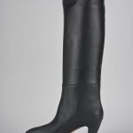Stivali tacco 5cm pelle nero | Barca Stores
