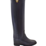Stivale V oro 2568 pelle nera Via Roma 15