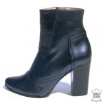 Stivaletto "Mi 409" in pelle blu navy cangiante