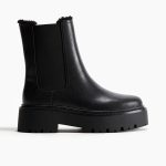 Stivaletti Chelsea con fodera calda Nero DONNA | H&M IT