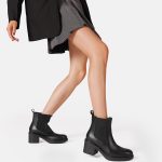 Stivaletto Chelsea boots donna con tacco X31 83