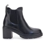 Stivaletti Chelsea Neri Con Tacco A Blocco THE FIRST 483 da Donna | Pittarello