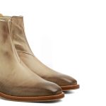 Newton Stivaletti Chelsea da uomo con rialzo in Pelle Pieno Fiore da 6 a 10 cm più alto