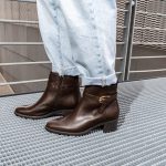 Stivaletti marroni in pelle con tacco basso Pittarello Class 852160 da Donna | Pittarello