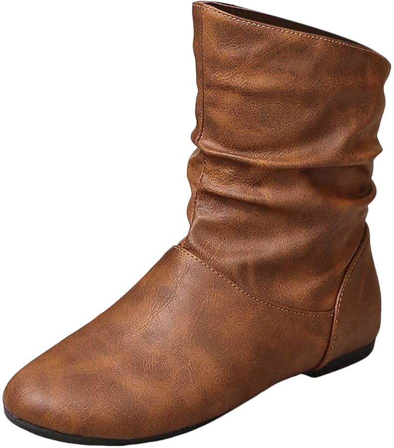stivaletti-marroni-donna-059mia.jpg Stivaletti Donna In Pelle Marrone Stivali Donna Marroni Bassi Stivali Alti Donna Con Tacco Basso Stivali Alti Donna Invernali Con Lacci Stivali Donna Pianta Larga Con Tacco Stivali Donna Lunghi : Amazon.it: - immagine 1