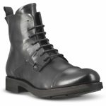 Stivaletto da uomo stile vintage in pelle colore nero Nero / 39