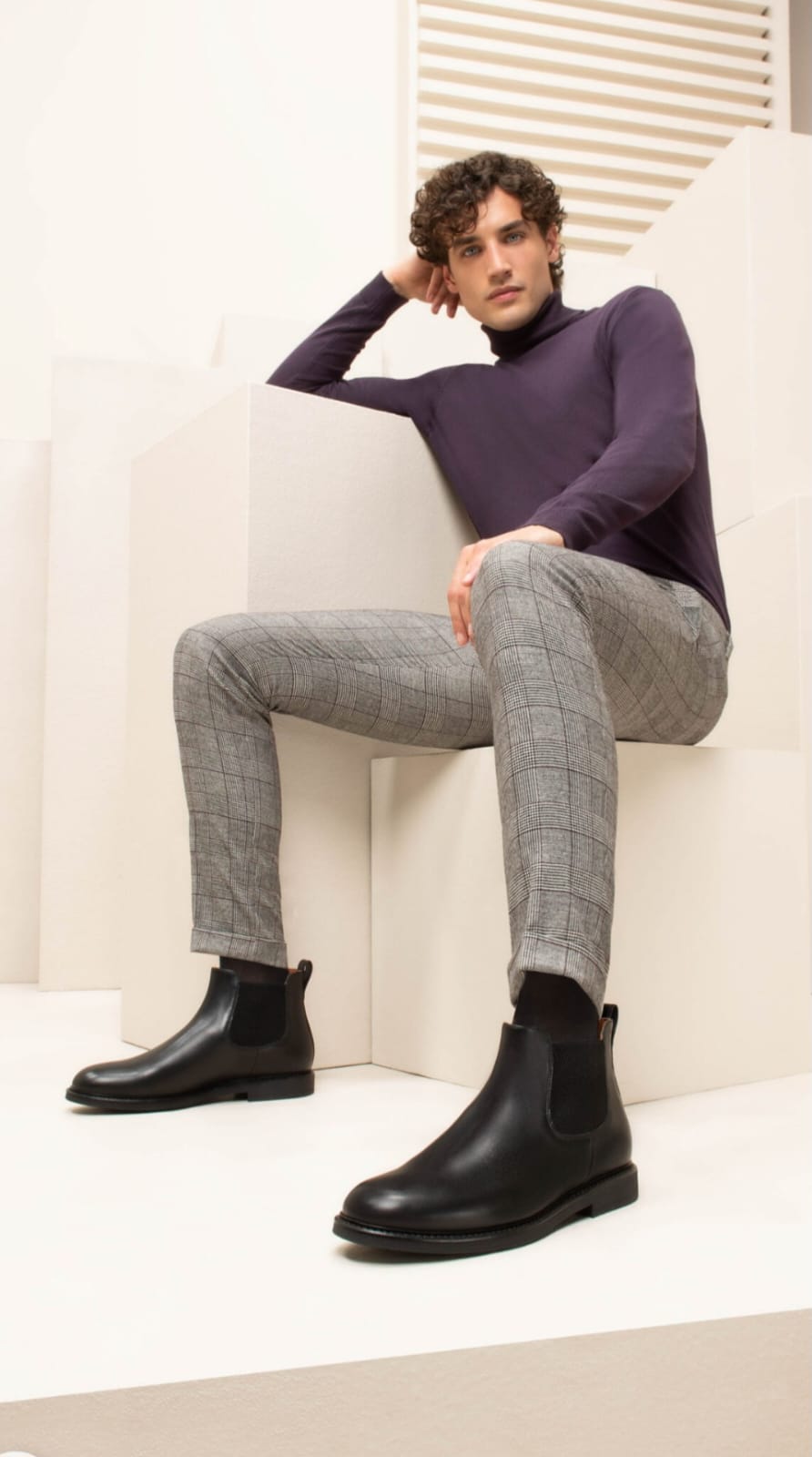 stivaletto-uomo-735ecs.jpg Stivaletto Uomo NERO GIARDINI mod. I302953UE Nero / 40 - immagine 1