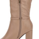 Stivali beige con tacco alto e cinturino Le Havre Paris 6002 da Donna | Pittarello