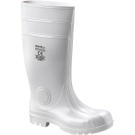 STIVALI BIANCHI ANTINFORTUNISTICI PVC CON PUNTALE S4