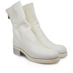 Guidi stivali 788ZI bianchi donna tacco in metallo colore CO00T