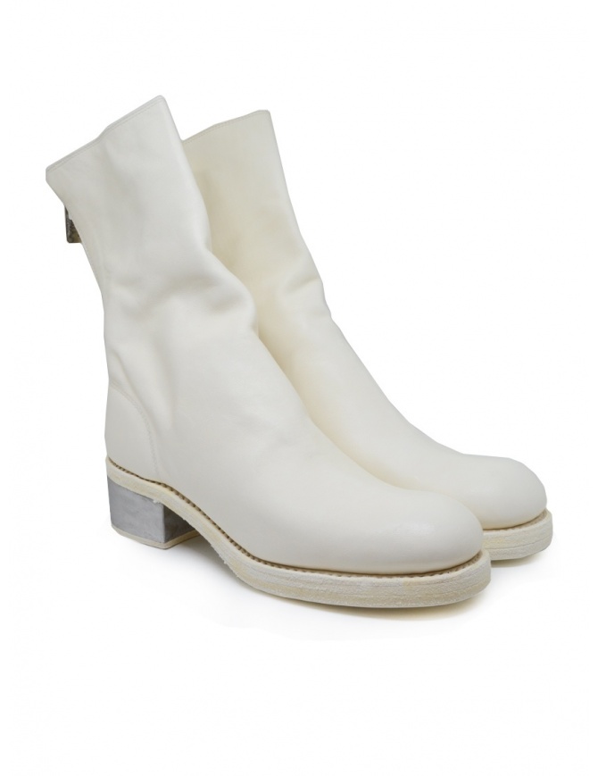 stivali-bianchi-422svy.jpg Guidi stivali 788ZI bianchi donna tacco in metallo colore CO00T - immagine 1