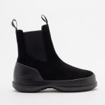 Stivali Chelsea Moon Boot Luna Chelsea Suede Nero Nero / 40