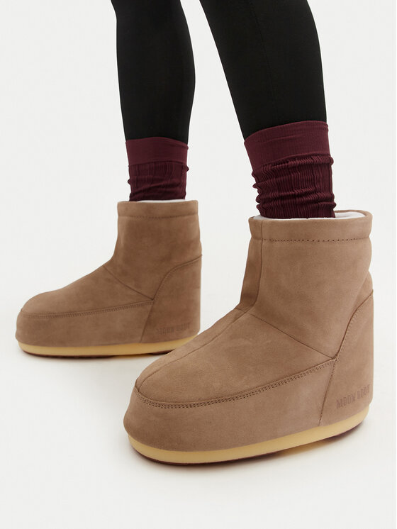 stivali-da-neve-353xky.jpg Stivali da neve Moon Boot Mb Icon Low 80D1409400 Beige | Escarpe.it - immagine 1