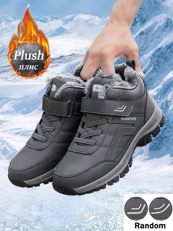 stivali-da-neve-donna-385ndt.jpg Stivali Da Neve Donna Invernali – Caldi, Impermeabili E Antiscivolo, Pelle Morbida E Suola Gomma, Moda Casual Per Camminate Sulla Neve - immagine 1