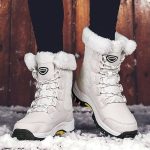 Stivali Da Neve Donna Invernali – Leggeri, Imbottiti, Impermeabili E Antiscivolo, Perfetti Per Trekking E Doposci Stivaletti Invernali Leggeri Per Escursionismo