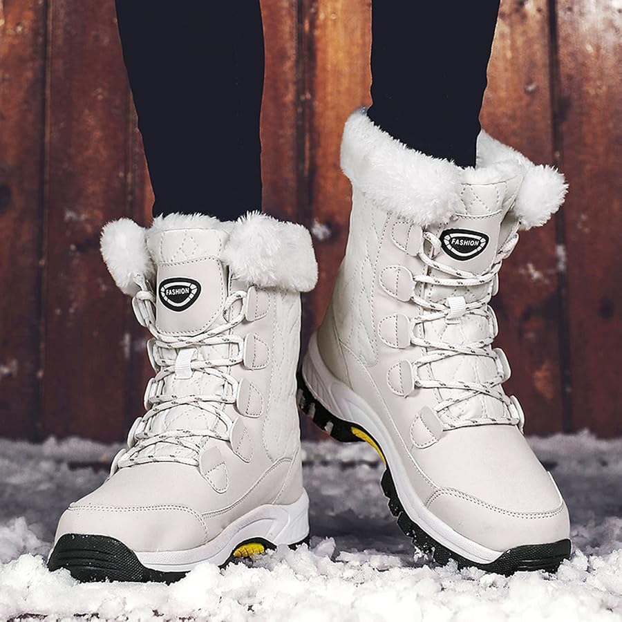 stivali-da-neve-donna-868apb.jpg Stivali Da Neve Donna Invernali – Leggeri, Imbottiti, Impermeabili E Antiscivolo, Perfetti Per Trekking E Doposci Stivaletti Invernali Leggeri Per Escursionismo - immagine 1