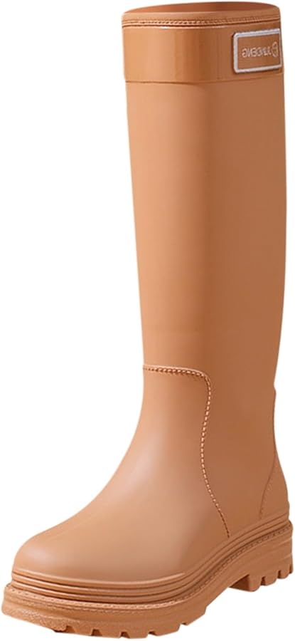 stivali-da-pioggia-252efb.jpg Stivali Pioggia Donna Gomma Antiscivolo Stivaletti Alti Colorati Impermeabili Stivali Giardino PVC Rain Boots Eleganti Scarpe da Pioggia Comode Pesca Scarpe da Acqua Moda Esterni Neve Giardinaggio : Amazon.it: Moda - immagine 1