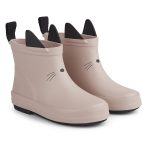 Liewood Stivali da Pioggia Tobi, Gatto Rosa 100% Gomma Naturale bambina