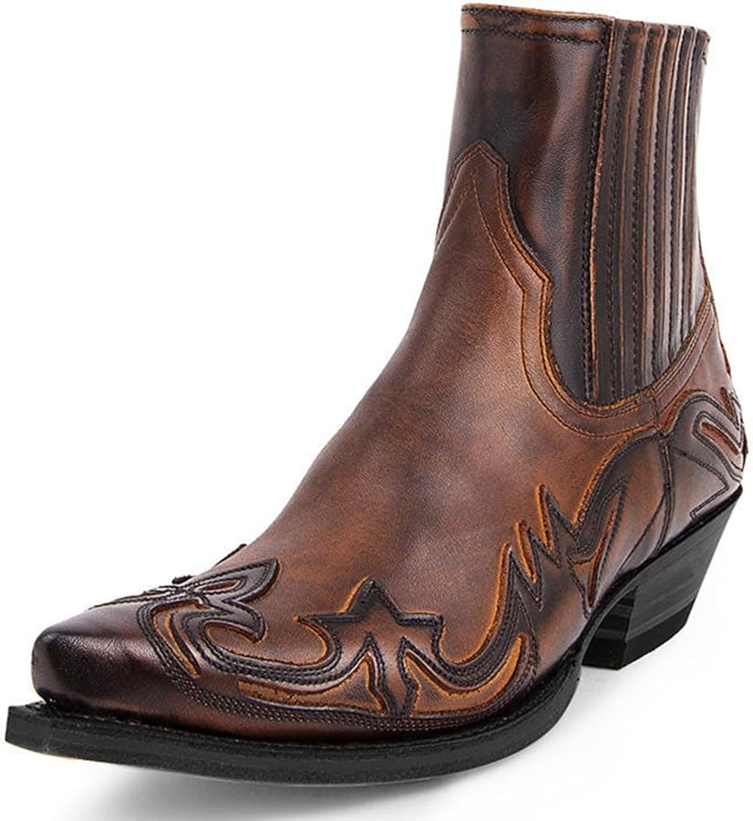 stivali-da-uomo-576qpp.jpg Stivaletti Western da Uomo Stivali con Cinturino con Fibbia Stivali Corti da Cowboy con Punta Quadrata in Pelle retrò Stivali da Motociclista da Cowboy,Marrone,37 EU : Amazon.it: Moda - immagine 1