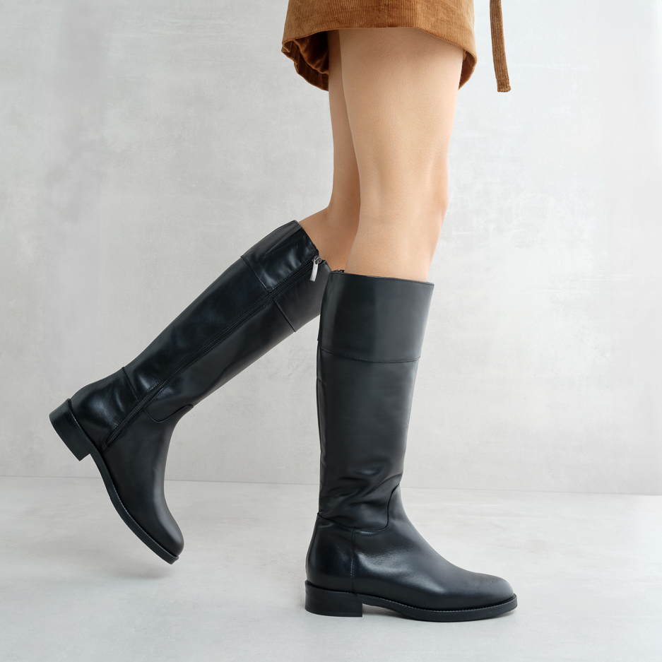 stivali-gambale-largo-126dyz.jpg Allarga Stivali Donna Allargare Gambale Stivali Stivali Allargare Scarpe Pelle Calzolaio Gli Stivali Alti Allargare Gambale - immagine 1