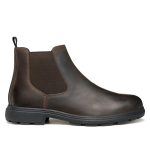 Geox scarpe da uomo stivali in pelle bikers chelsea stivaletti invernali casual