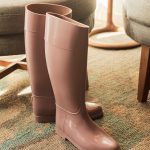 Stivale tacco 2 cm rosa gomma | Barca Stores
