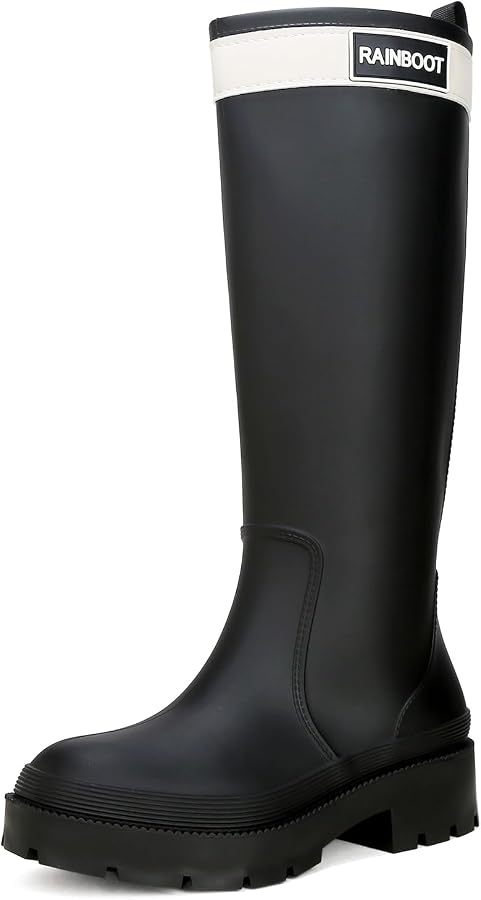 stivali-gomma-donna-915mug.jpg Yenxapei Stivali Gomma Donna, Alti Boots Impermeabile Stivaletti Antiscivolo Stivali Pioggia, Leggero Galosce Per Esterni Stivali Da Pesca : Amazon.it: Moda - immagine 1