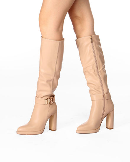 stivali-laura-biagiotti-523bgn.jpg Globo E Commerce Calzature, Abbigliamento, Sport, Intimo, Accessori LAURA BIAGIOTTI Stivale alto beige tacco 11cm - immagine 1