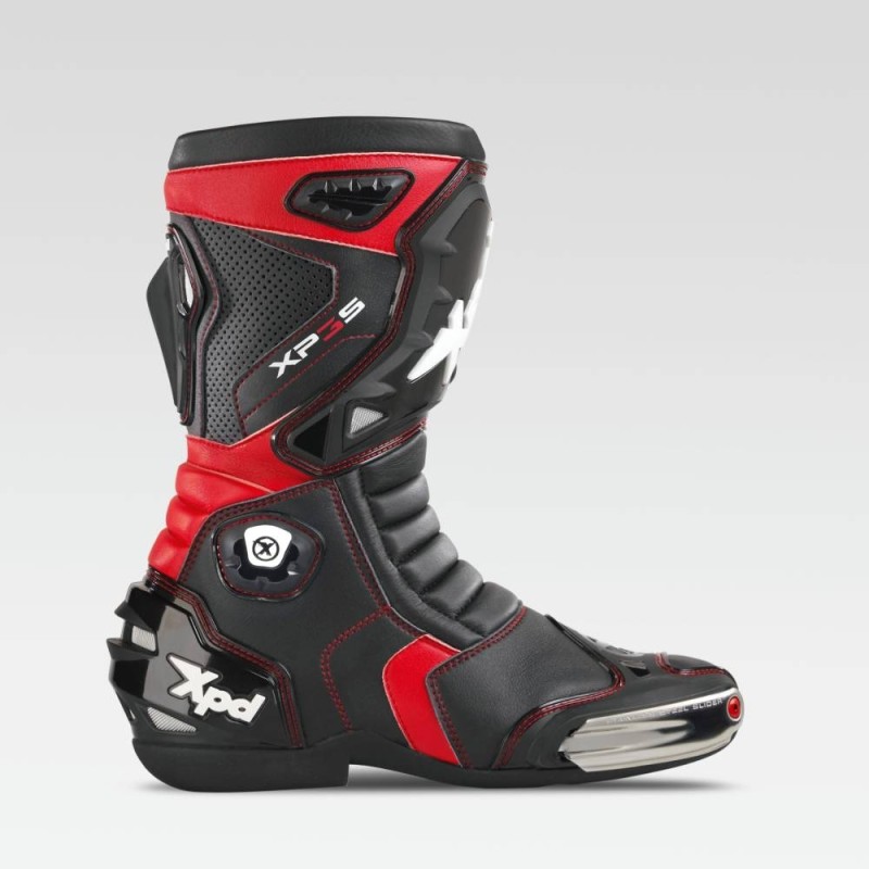 stivali-moto-272uia.jpg Stivali Moto Racing XPD Xp3 S Nero Rosso - immagine 1